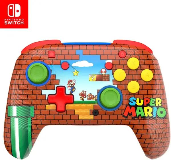 Mando inalámbrico para Nintendo Switch Mario Bricks Mando inalámbrico para Nintendo Switch Mario Bricks