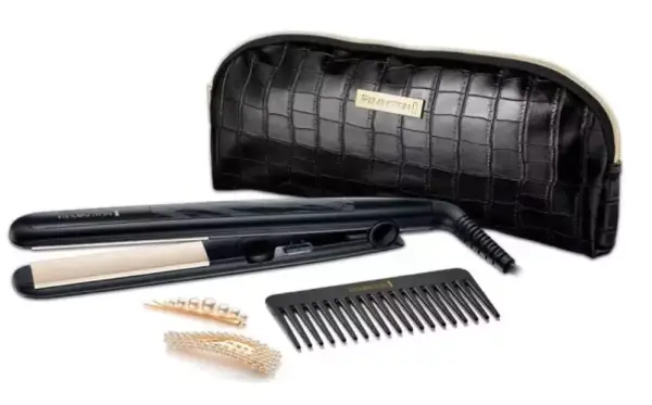 Set plancha de pelo Remington + estuche y accesorios Set plancha de pelo Remington + estuche y accesorios