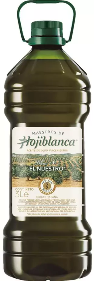 Botella 3L Aceite de Oliva Hojiblanca Virgen Extra Botella 3L Aceite de Oliva Hojiblanca Virgen Extra