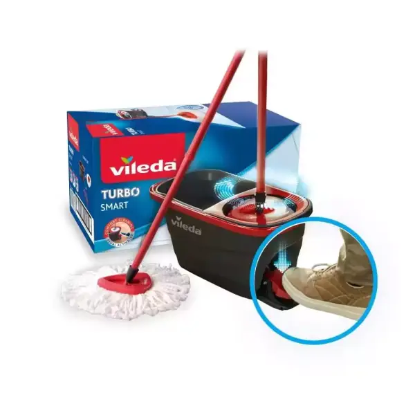 Juego de cubo de fregona Vileda Turbo Smart Juego de cubo de fregona Vileda Turbo Smart
