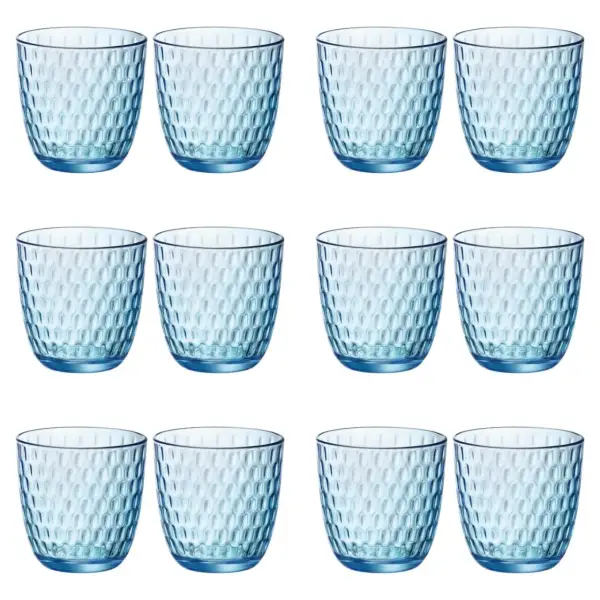 12 vasos Turquesa Rocco Bormioli 12 vasos Turquesa Rocco Bormioli