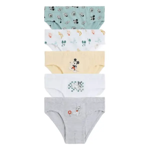 Pack 5 Calzoncillos Slip Mickey y Amigos Pack 5 Calzoncillos Slip Mickey y Amigos