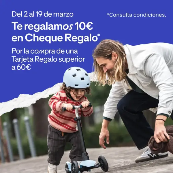 10€ gratis por la compra de una tarjeta regalo superior a 60€ 10€ gratis por la compra de una tarjeta regalo superior a 60€