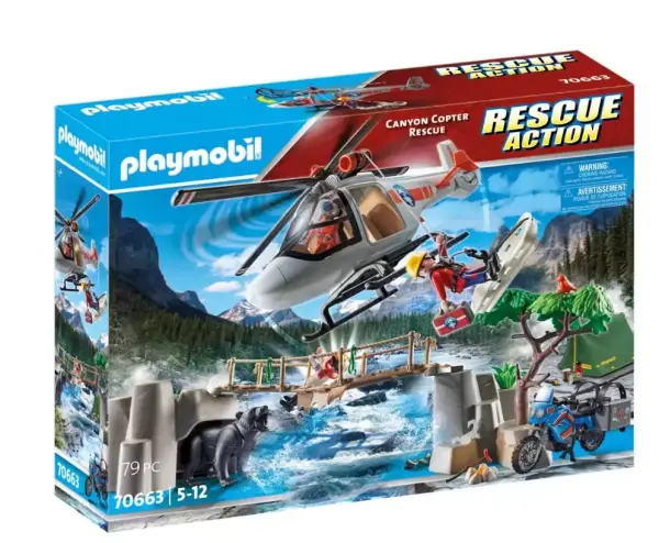 Set Operación Transporte Aéreo Playmobil Rescue Action Set Operación Transporte Aéreo Playmobil Rescue Action
