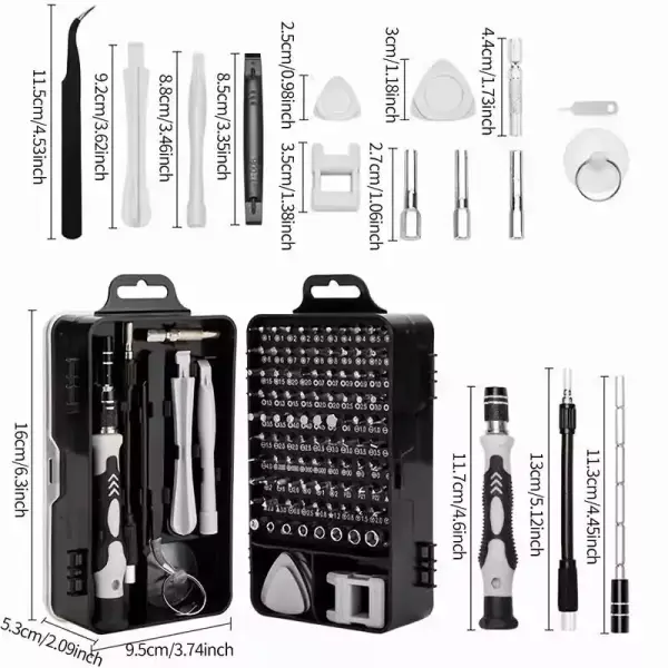 Kit de 115 destornilladores en 1 Kit de 115 destornilladores en 1