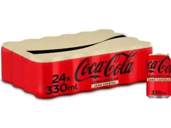 Pack 24 lata 33cl Cola-Cola Zero Zero Pack 24 lata 33cl Cola-Cola Zero Zero