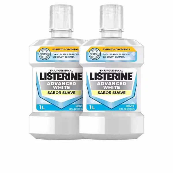 4x 1L Listerine Blanqueador Avanzado 4x 1L Listerine Blanqueador Avanzado