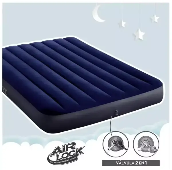 Colchon inchable Intex 137x190x25cm Colchon inchable Intex 137x190x25cm