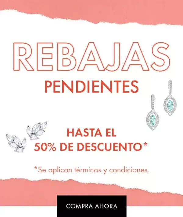 Hasta 50% de dto. en pendientes +Promoción Swarovski Hasta 50% de dto. en pendientes +Promoción Swarovski