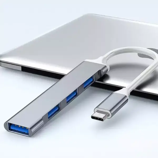 HUB USB tipo C 3,0 con 4 puertos HUB USB tipo C 3,0 con 4 puertos