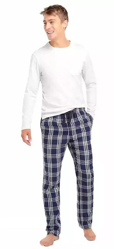 Conjunto de pijama largo para hombre Conjunto de pijama largo para hombre