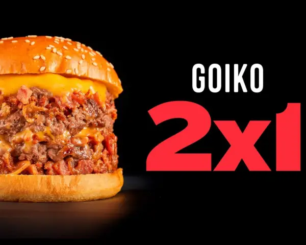 2x1 en Goiko Hamburguesas en sala 2x1 en Goiko Hamburguesas en sala