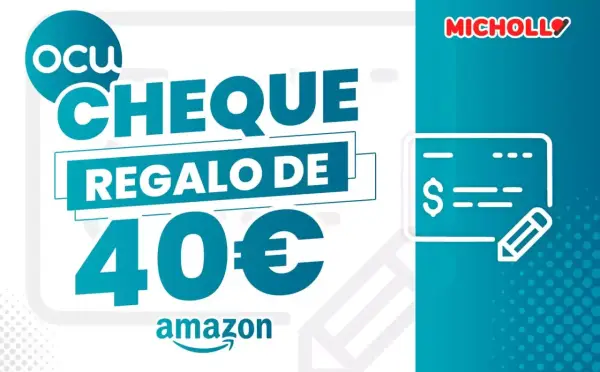 Cheque Regalo de 40€ en Amazon para nuevos socios en OCU Cheque Regalo de 40€ en Amazon para nuevos socios en OCU