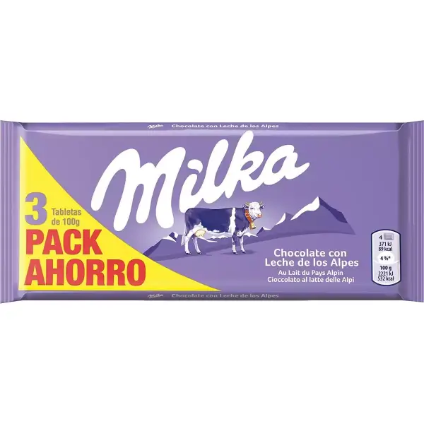 42 Tabletas Milka (4,20 kg de chocolate) 42 Tabletas Milka (4,20 kg de chocolate)