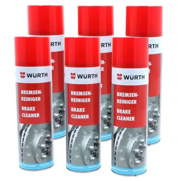 6x 500ml Limpiador de Frenos Würth 6x 500ml Limpiador de Frenos Würth
