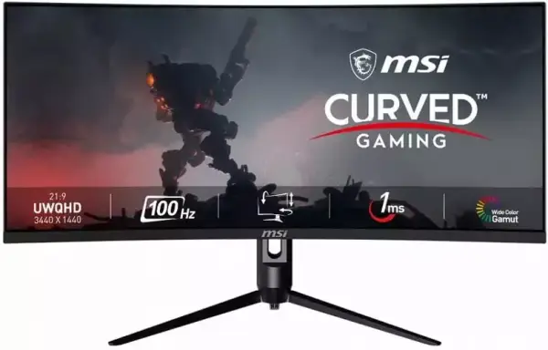Monitor Gaming Ultrawide MSI UWQHD 100Hz 34" Monitor Gaming Ultrawide MSI UWQHD 100Hz 34"