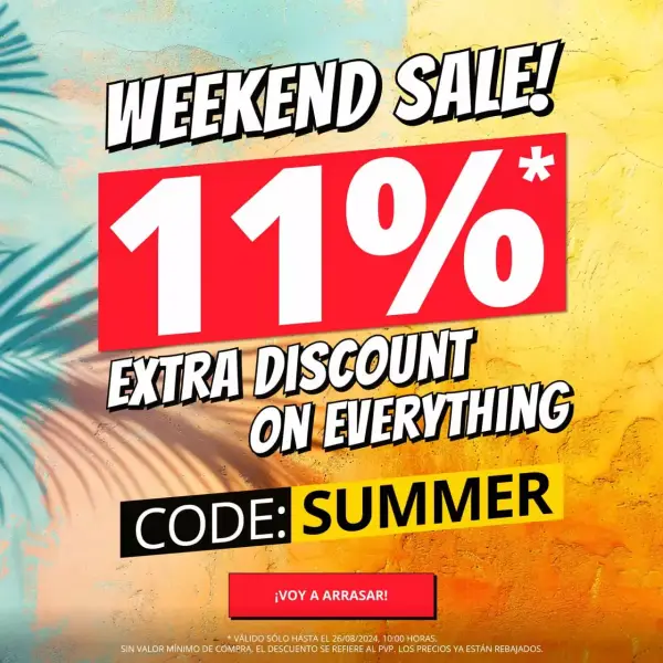 Cupón del 11% Dto. EXTRA en TODO Deporteoutlet Cupón del 11% Dto. EXTRA en TODO Deporteoutlet