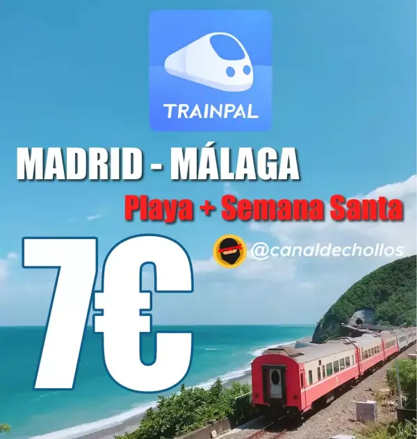 Viaje chollo en tren desde Madrid a Málaga en Semana Santa Viaje chollo en tren desde Madrid a Málaga en Semana Santa