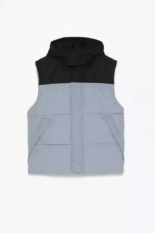Chaleco acolchado color block Chaleco acolchado color block