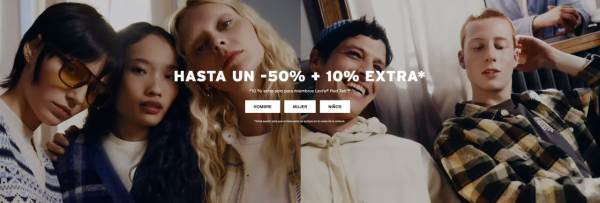 Black Friday en Levi's: Hasta un 50% de Dto. + 10% EXTRA Black Friday en Levi's: Hasta un 50% de Dto. + 10% EXTRA