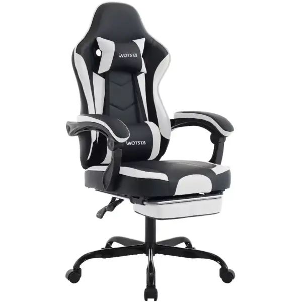 Silla ergonómica con reposapiés Silla ergonómica con reposapiés
