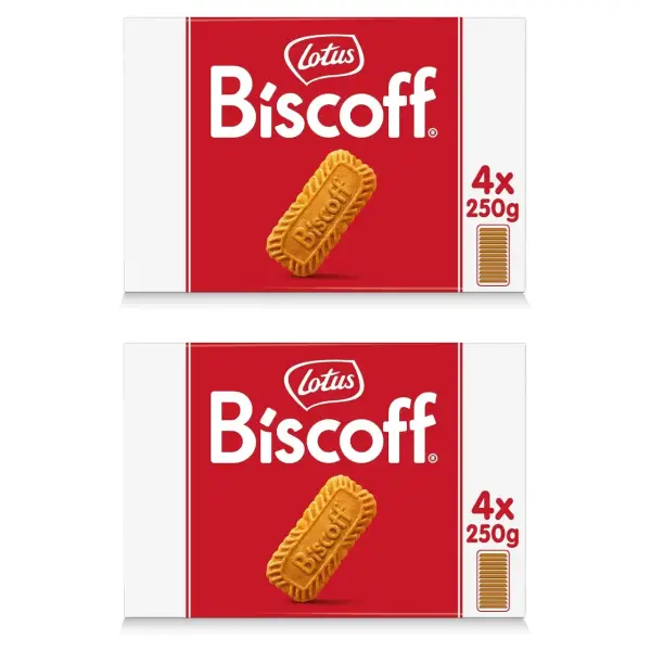 8x 250g Galletas Caramelizadas Originales Lotus Biscoff 8x 250g Galletas Caramelizadas Originales Lotus Biscoff