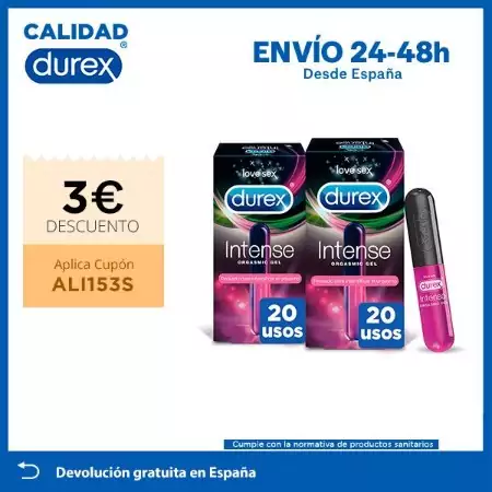 DUREX Intense Orgasmic Gel Lubricante Estimulador DUREX Intense Orgasmic Gel Lubricante Estimulador