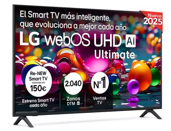 LG UHD AI UA75 4k Smart TV 2025 de 55" LG UHD AI UA75 4k Smart TV 2025 de 55"
