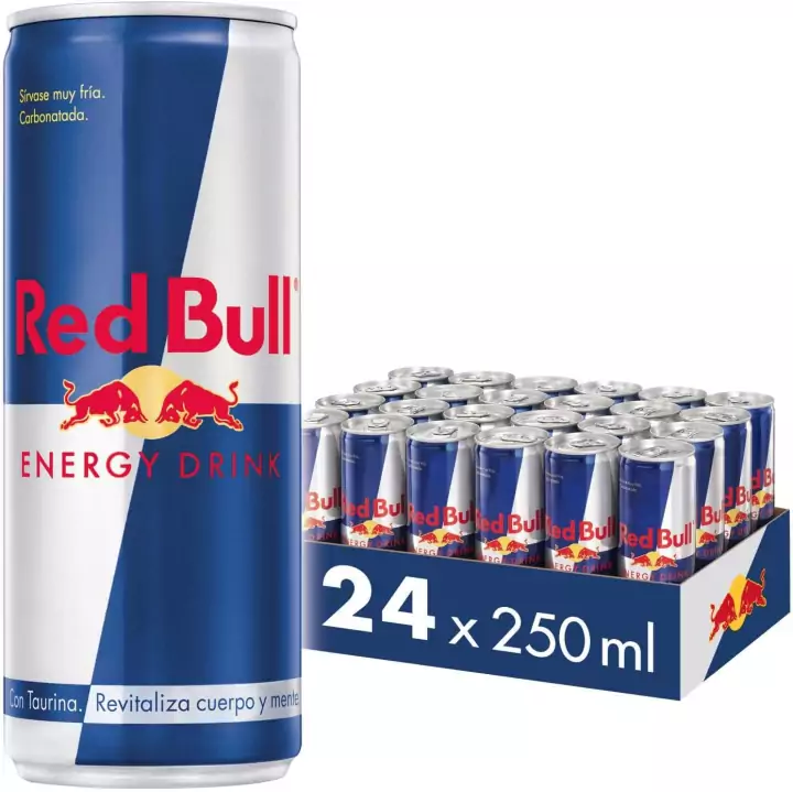 24 x 250ml Red Bull Bebida Energética 24 x 250ml Red Bull Bebida Energética