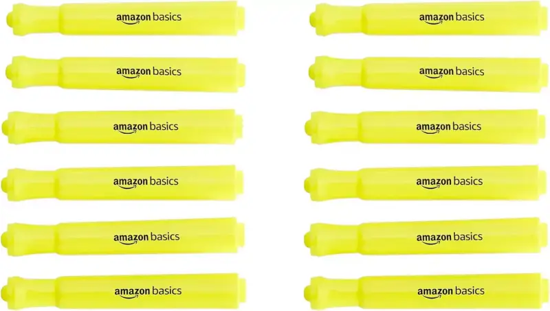 12x subrayadores estilo tanque amarillo 12x subrayadores estilo tanque amarillo