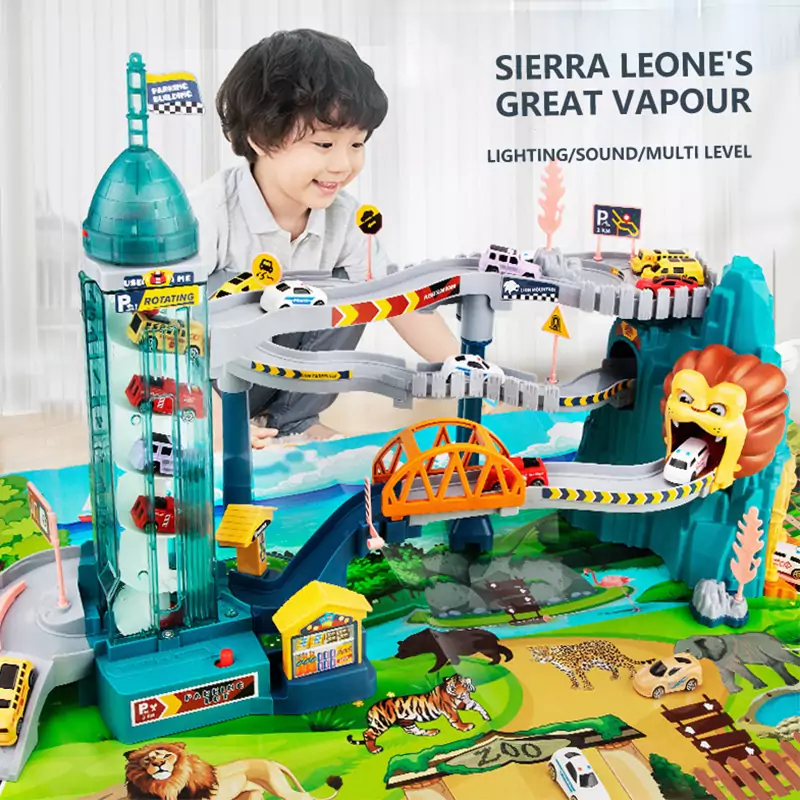 Estación león para coches niños/as Estación león para coches niños/as