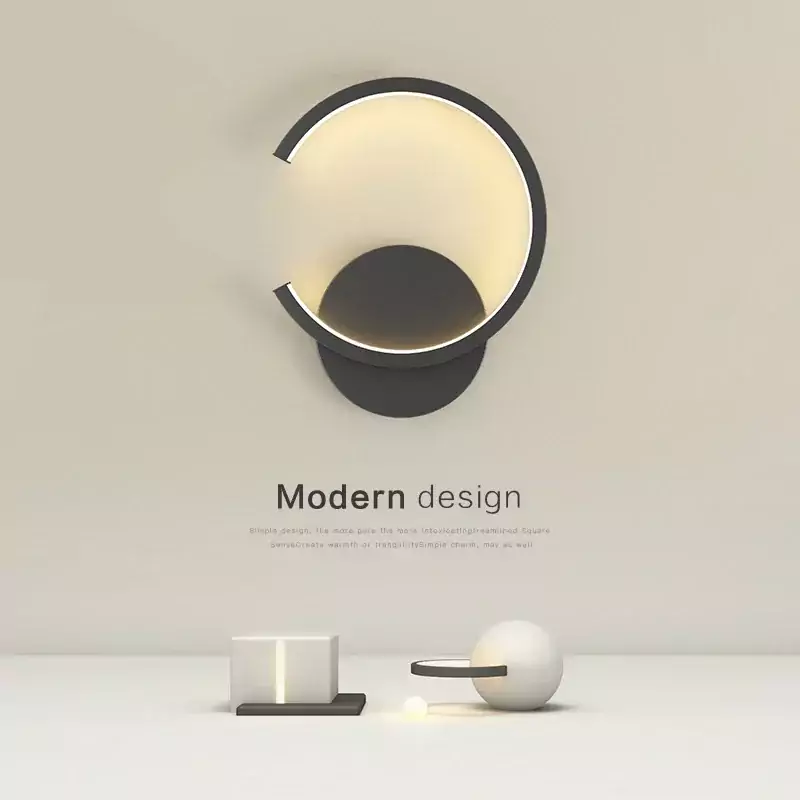 Lámpara de pared LED moderna con iluminación nórdica Lámpara de pared LED moderna con iluminación nórdica