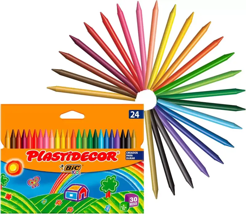 Pack 24 ceras BIC Plastidecor Pack 24 ceras BIC Plastidecor