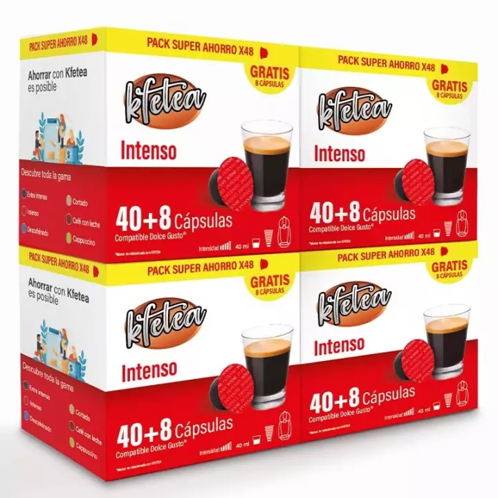 4x48 Cafe con leche Kfetea Dolce Gusto 4x48 Cafe con leche Kfetea Dolce Gusto