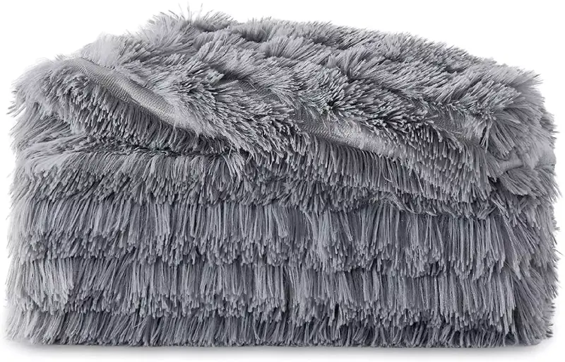 Manta de sofa de pelo largo Manta de sofa de pelo largo