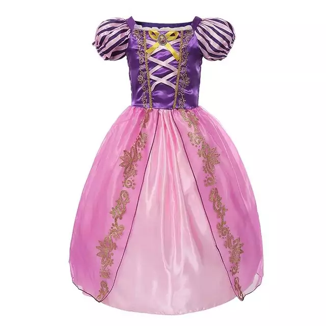Vestido de princesa Rapunzel Vestido de princesa Rapunzel