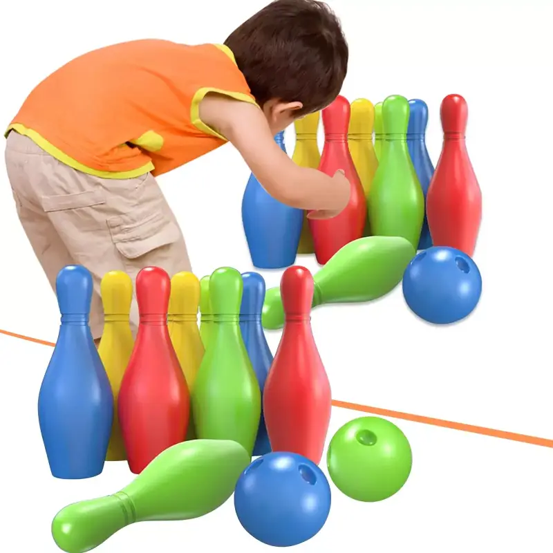Juego de bolos de juguete para niños/as Juego de bolos de juguete para niños/as