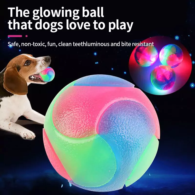 Pelota de juguete elástica para perros pequeños Pelota de juguete elástica para perros pequeños