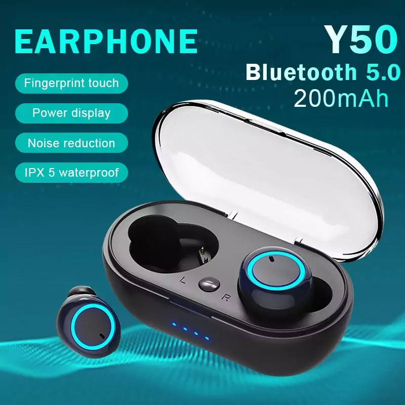 Auriculares Y50 bluetooth 5.0 Auriculares Y50 bluetooth 5.0