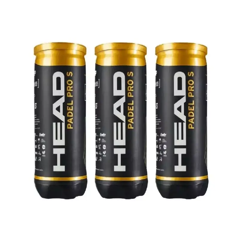 Pack 3 botes 9 pelota Head Padel Pack 3 botes 9 pelota Head Padel