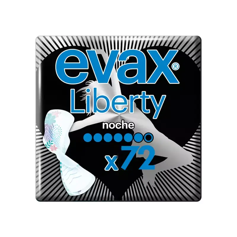 Evax Liberty Noche Con Alas 72 unidades Evax Liberty Noche Con Alas 72 unidades