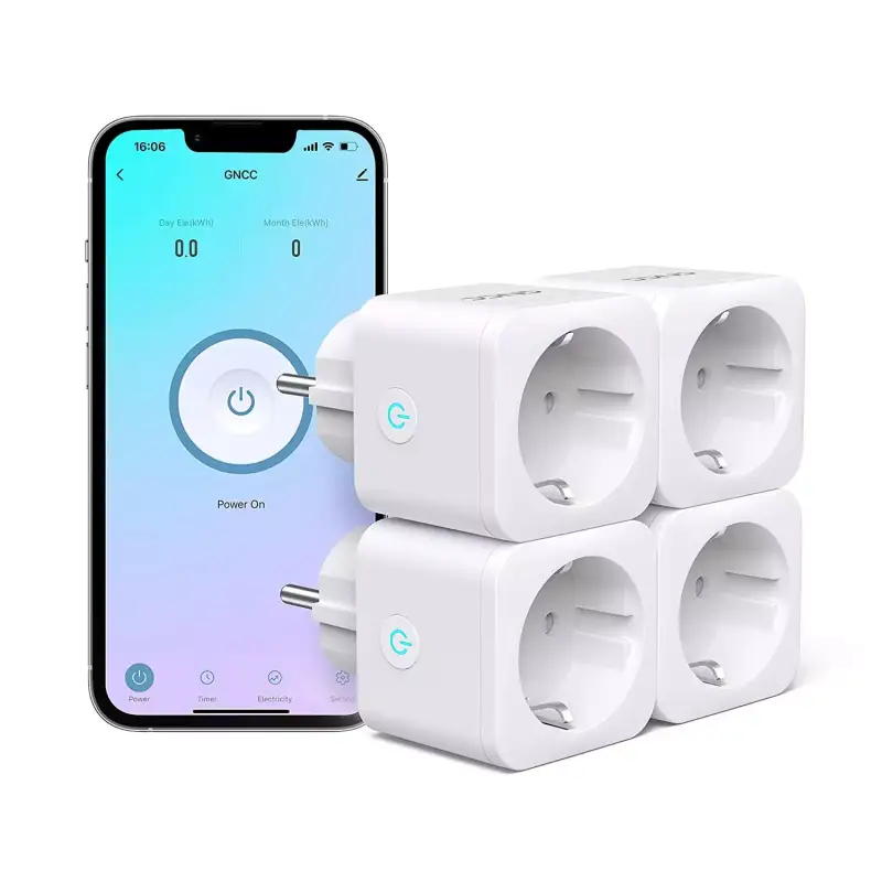 4 Enchufes inteligentes Wifi 4 Enchufes inteligentes Wifi