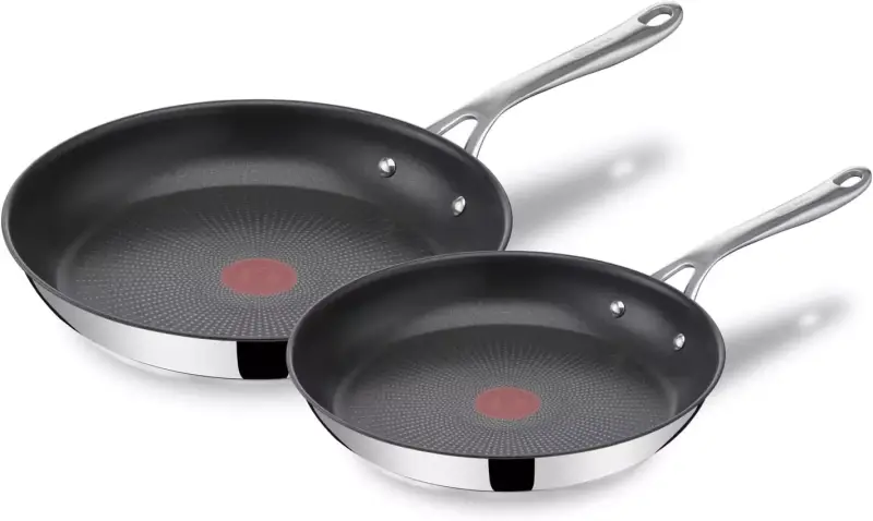 Juego de 2 Sartenes Tefal Jamie Oliver Titanio Juego de 2 Sartenes Tefal Jamie Oliver Titanio
