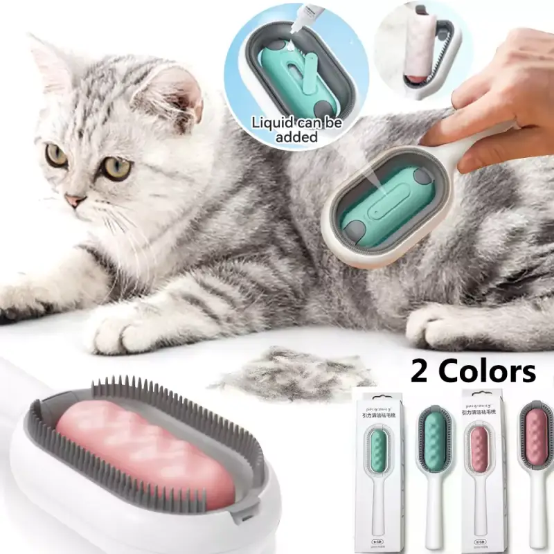 Peine de aseo con tanque de agua para perros y gatos Peine de aseo con tanque de agua para perros y gatos