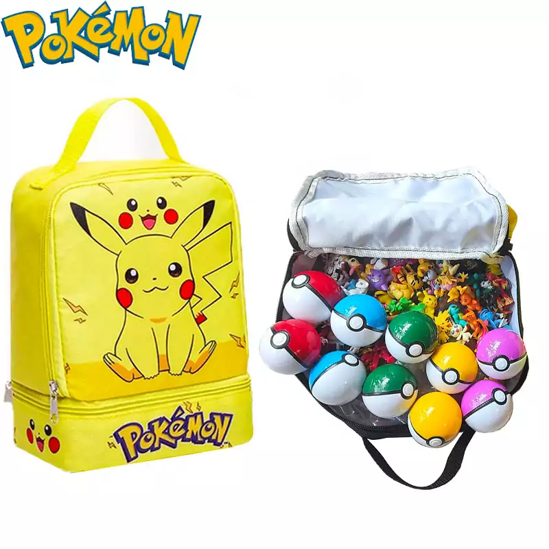 Figuras de acción de Pokémon con bolsa de almacenamiento Figuras de acción de Pokémon con bolsa de almacenamiento