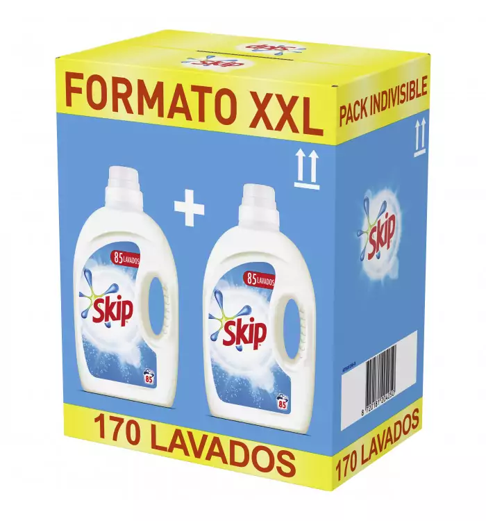 Detergente líquido Skip Active XXL 170 lavados Detergente líquido Skip Active XXL 170 lavados
