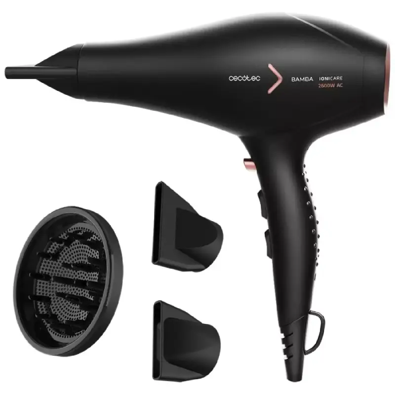 Secador de pelo iónico Cecotec Bamba IoniCare 5350 2600W Secador de pelo iónico Cecotec Bamba IoniCare 5350 2600W