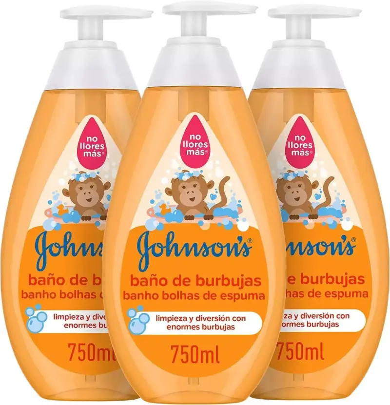 Pack de 3x750ml Johnson's Baby Baño de Burbujas Pack de 3x750ml Johnson's Baby Baño de Burbujas