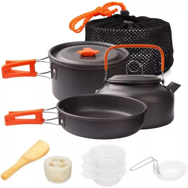 Juego de utensilios de cocina ultraligeros para camping Juego de utensilios de cocina ultraligeros para camping