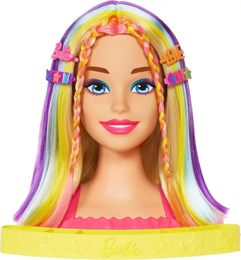 Busto Barbie Pelo Largo + 22 Accesorios Busto Barbie Pelo Largo + 22 Accesorios